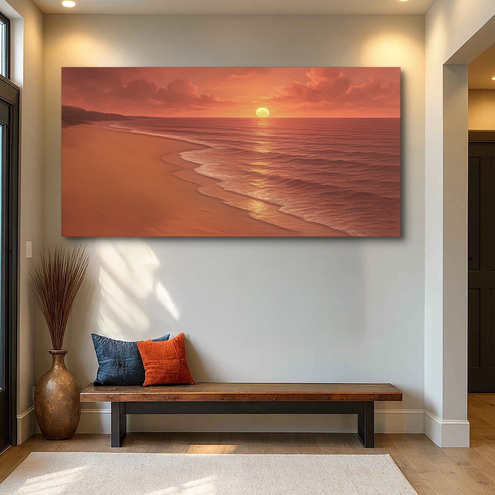 Beach Shoreline Coastal Vii wall art with nature-inspired artwork - product view 5