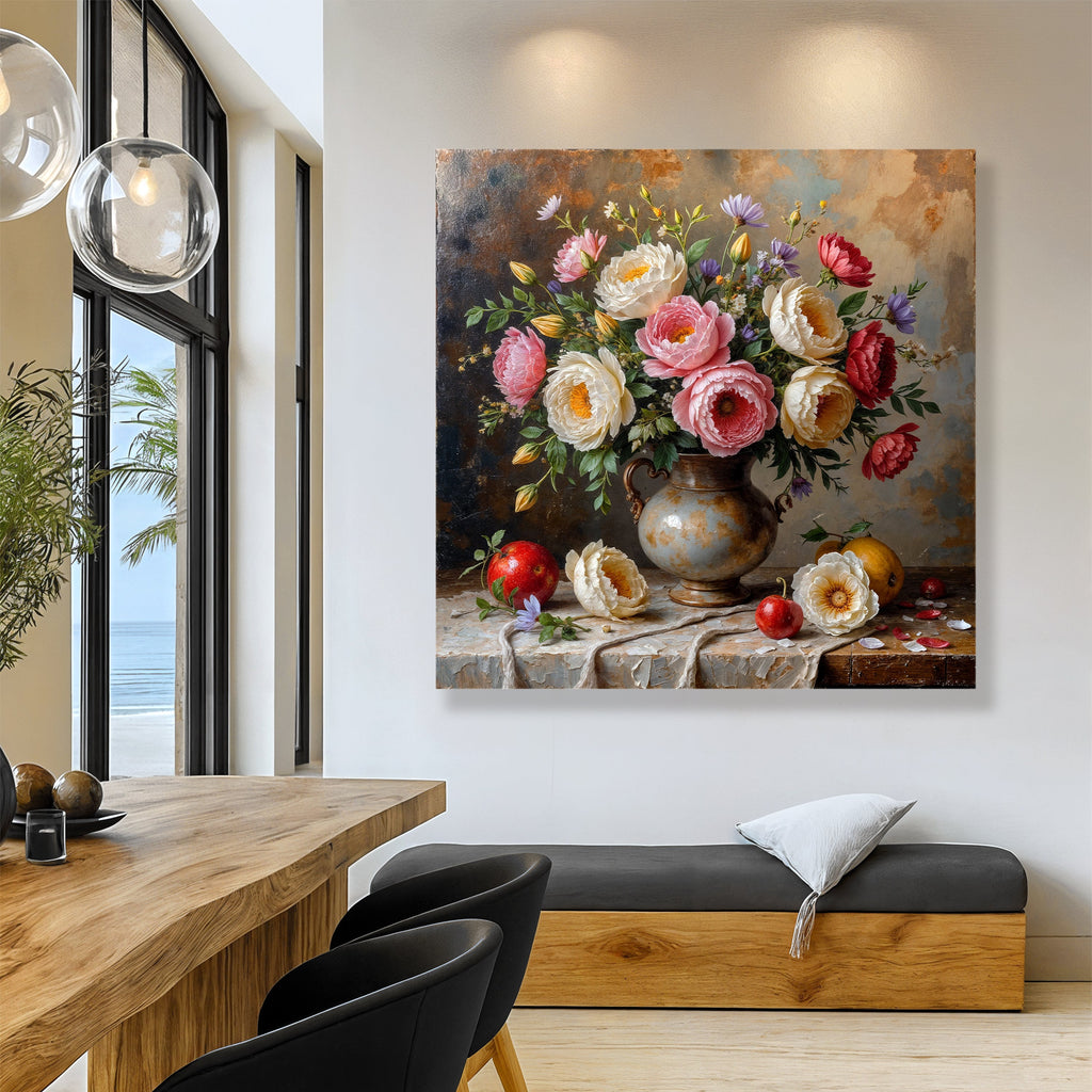 Summer Bloom Vase wall art with nature-inspired artwork - product view 5