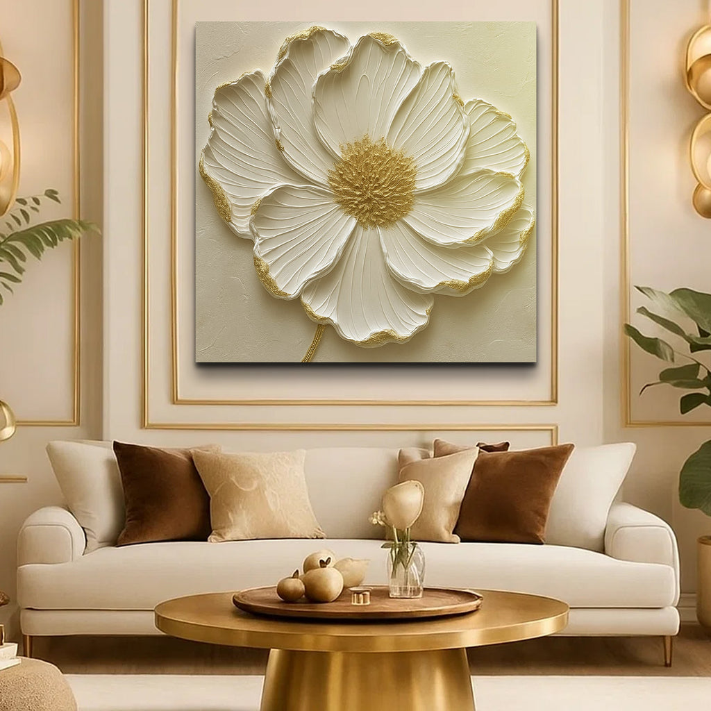 Modern Abstract Flower wall art with nature-inspired artwork - product view 5
