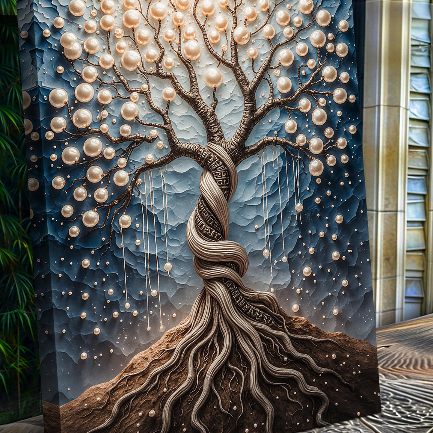 The Pearl Tree wall art with nature-inspired artwork - product view 5