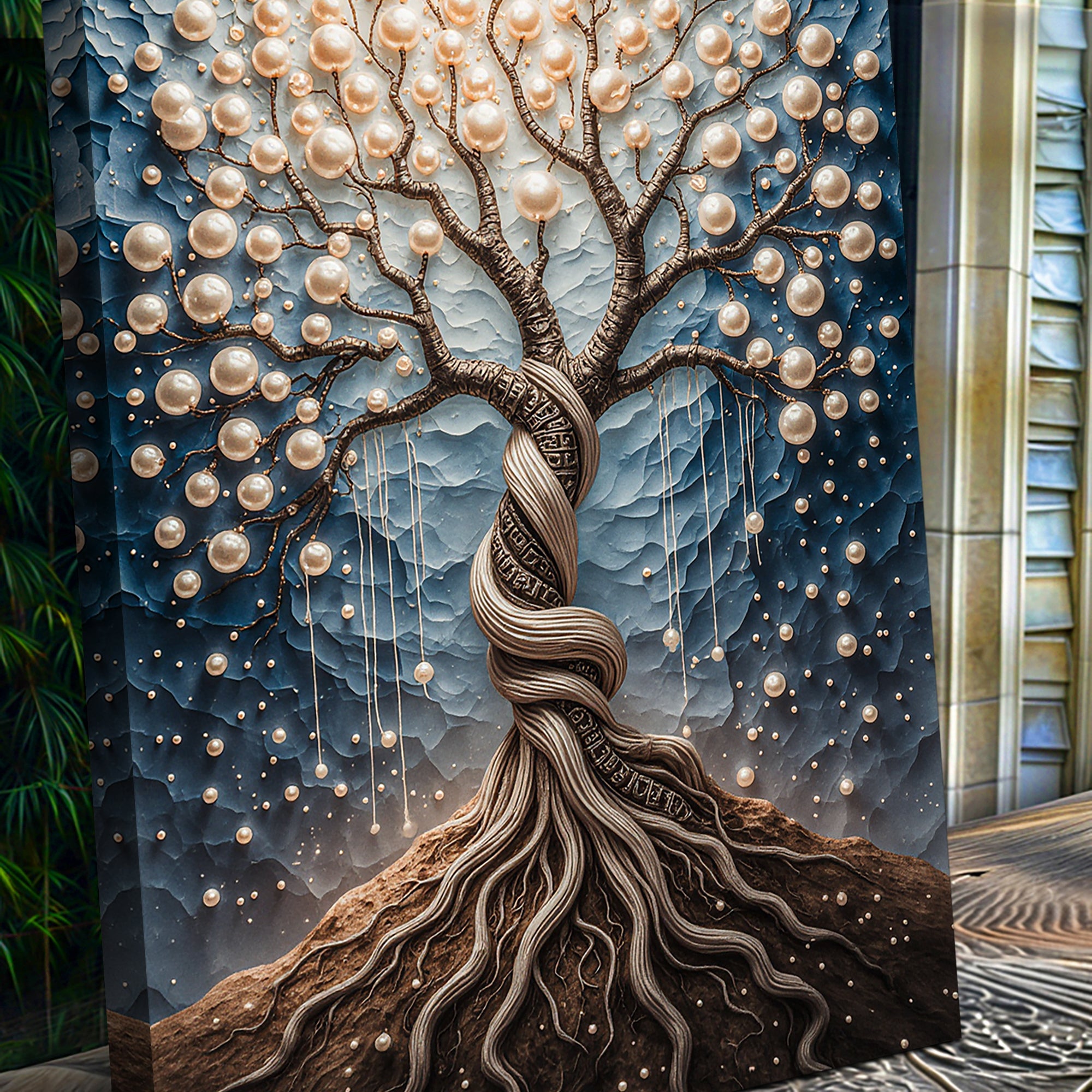 The Pearl Tree wall art with nature-inspired artwork - product view 5