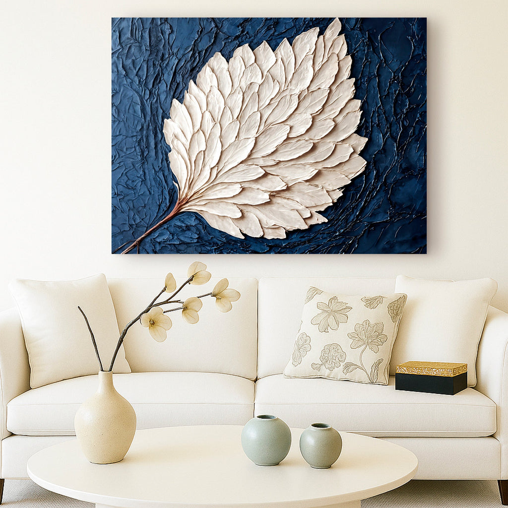 Ivory Bloom wall art with nature-inspired artwork - product view 5