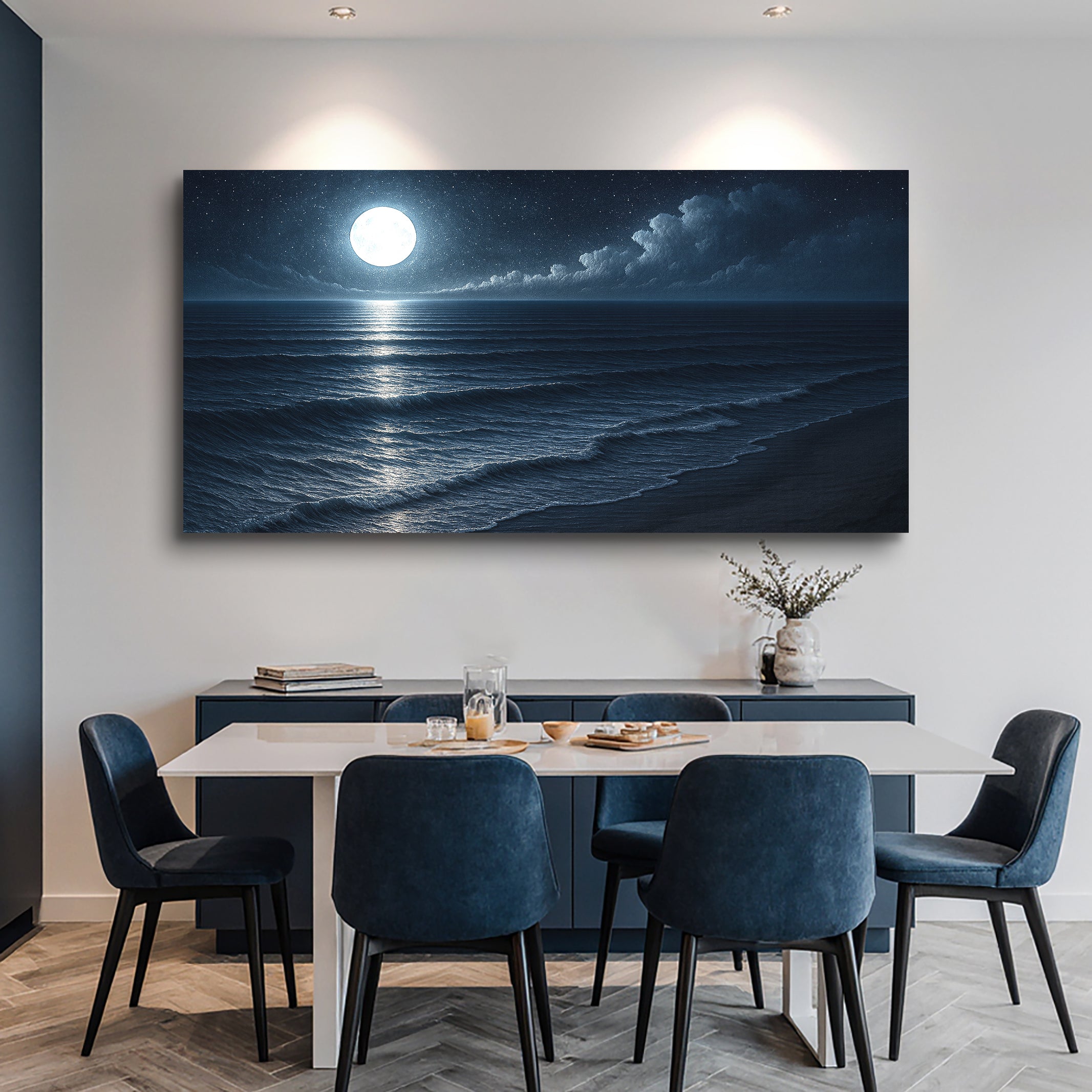 Beach Shoreline Coastal wall art with nature-inspired artwork - product view 3