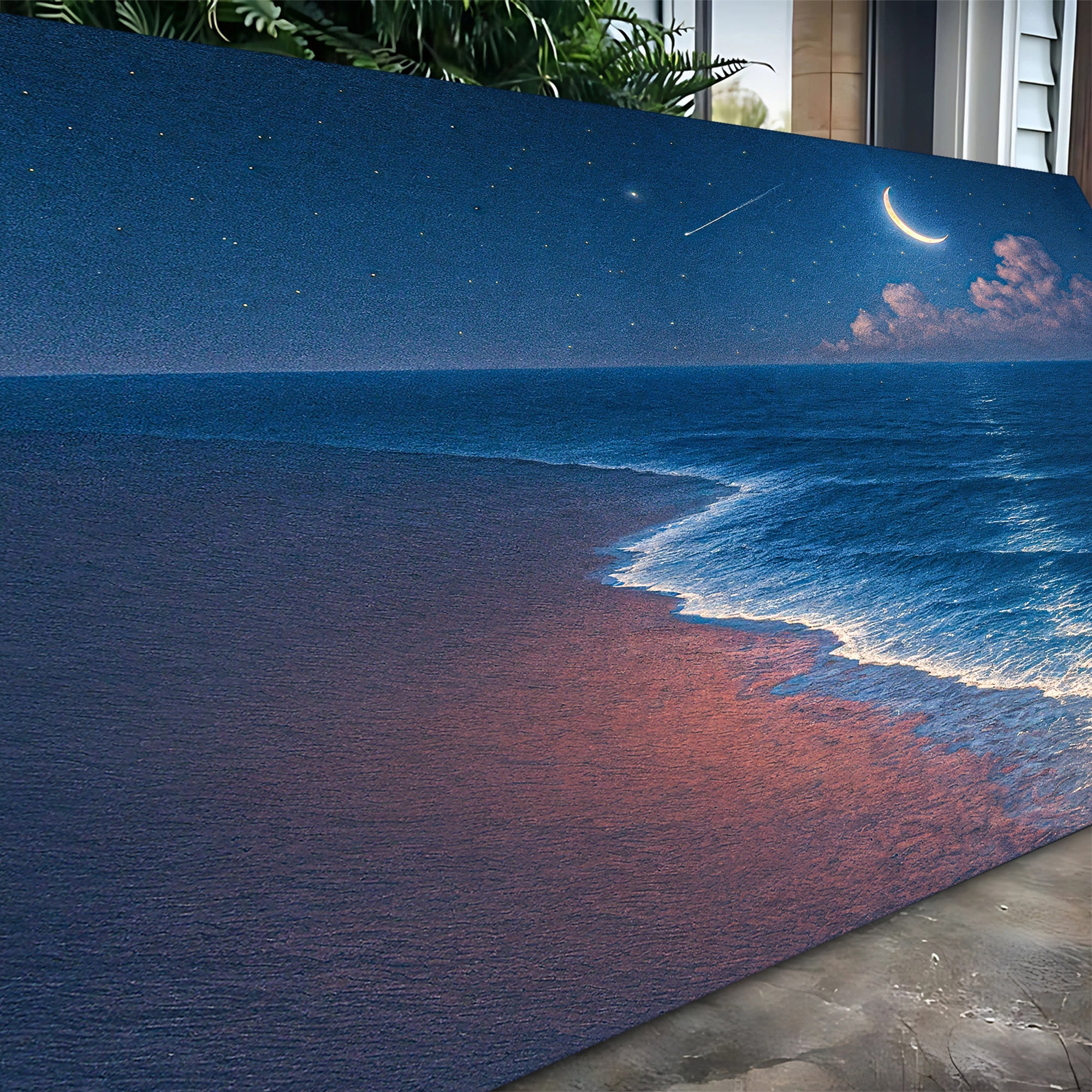 Beach Shoreline Coastal V wall art with nature-inspired artwork - product view 5