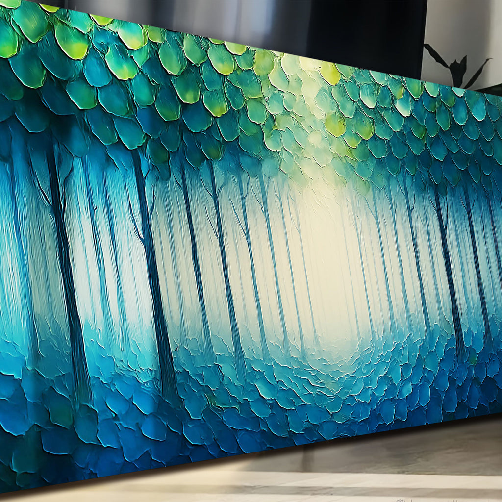 Forest Whispers Impasto wall art with nature-inspired artwork - product view 5