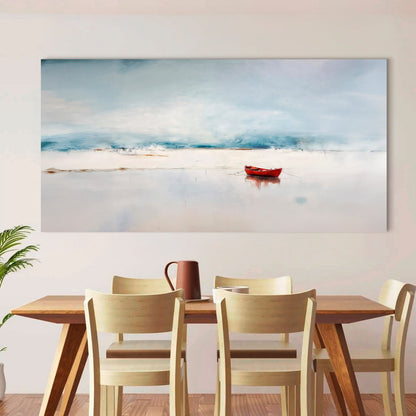 Misty Morning Abstract wall art with nature-inspired artwork - product view 4