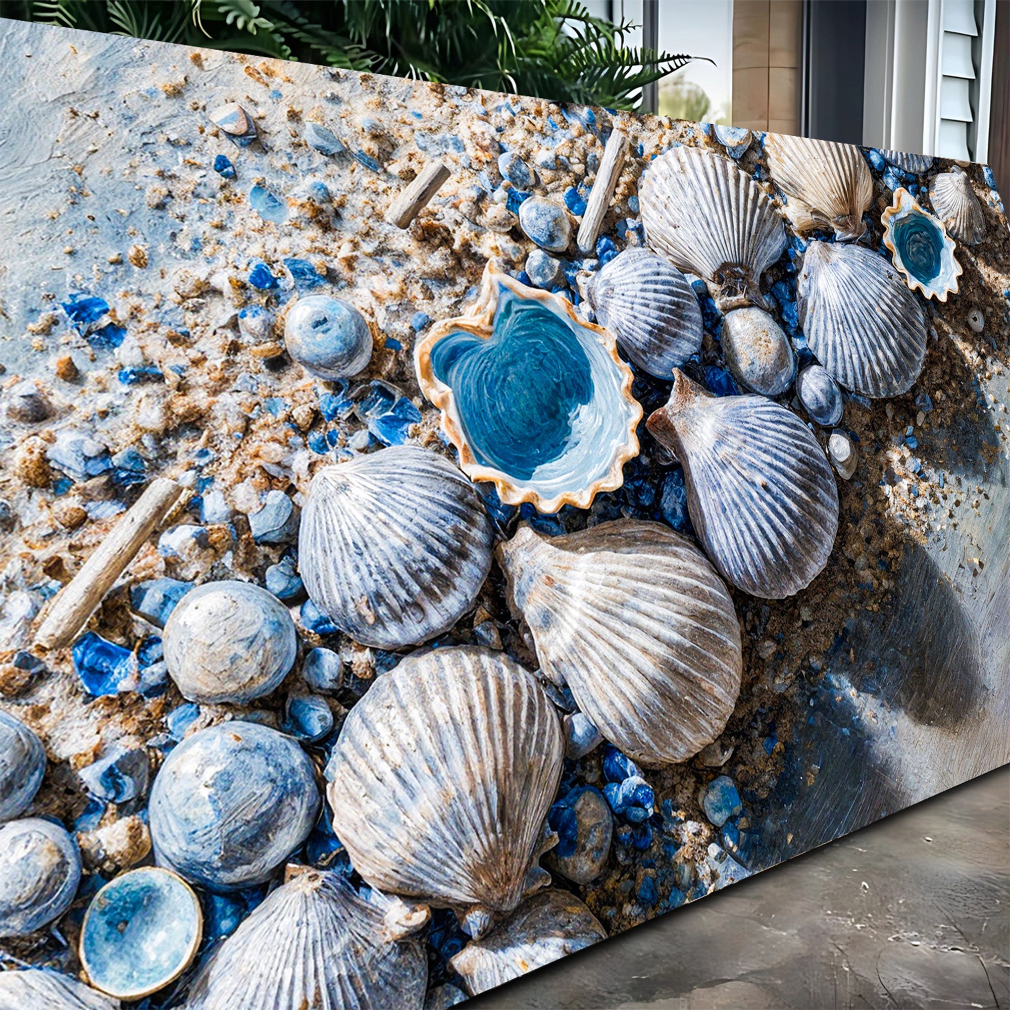 Sea Shells Modern Coastal Ii wall art with nature-inspired artwork - product view 5