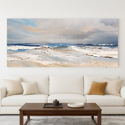 Serene Ocean Wave Coastal Ix wall art with nature-inspired artwork - product view 4