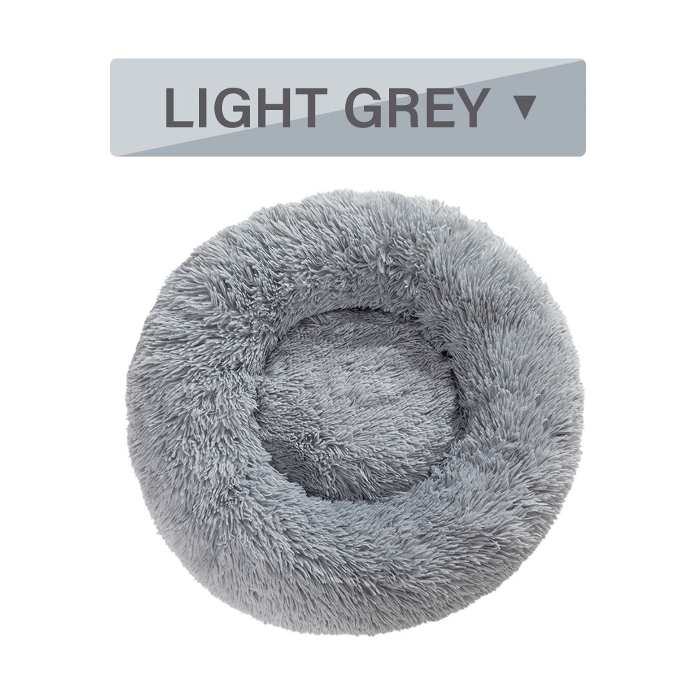 Fluffy Donut Dog Bed uncategorized / needs cleanup with nature-inspired artwork - product view 13
