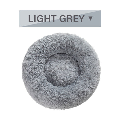 Fluffy Donut Dog Bed uncategorized / needs cleanup with nature-inspired artwork - product view 13