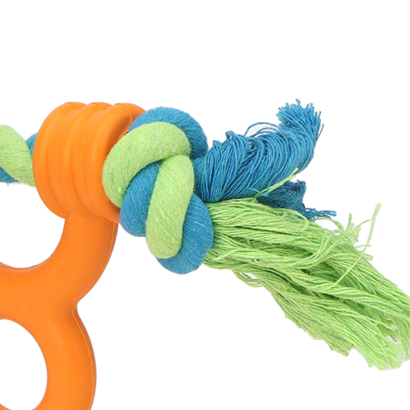 Dog Ring Rope Toy Safe Portable Dog Chew Teething Toy for Training uncategorized / needs cleanup with nature-inspired artwork - product view 3