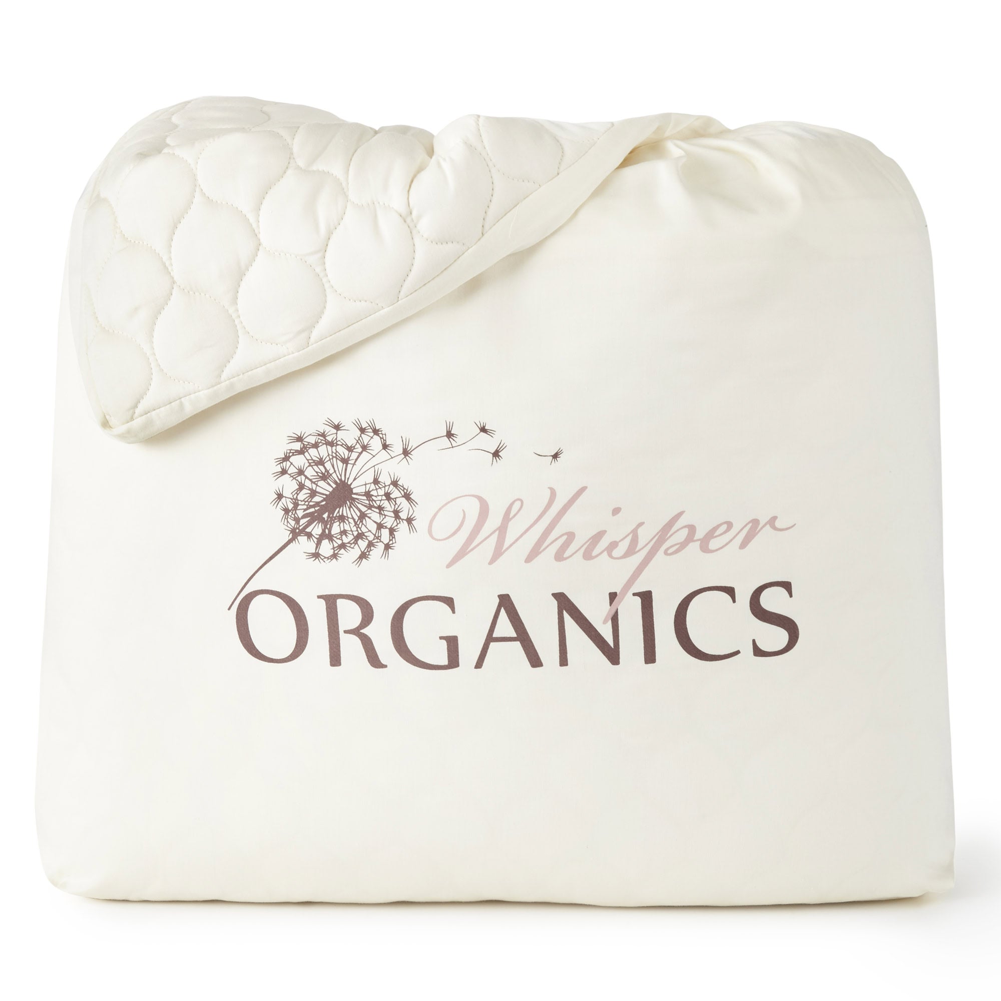 Organic Cotton Quilted Mattress Pad Protector mattress pad with nature-inspired artwork - product view 6