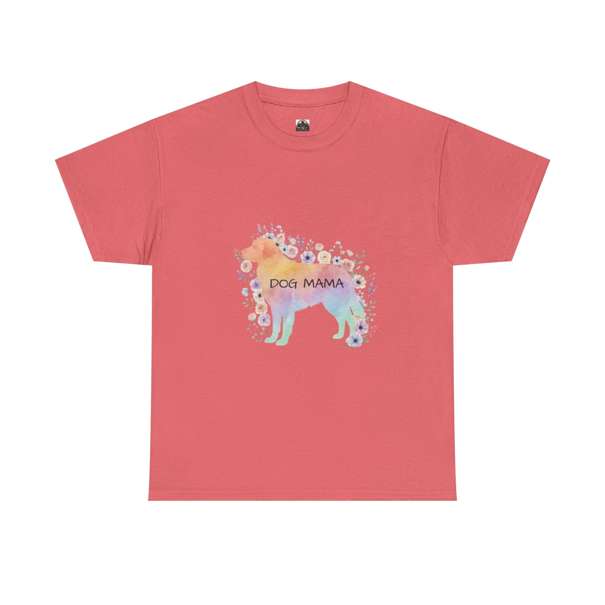 Dog Mama Pastel T t-shirt with nature-inspired artwork - product view 4