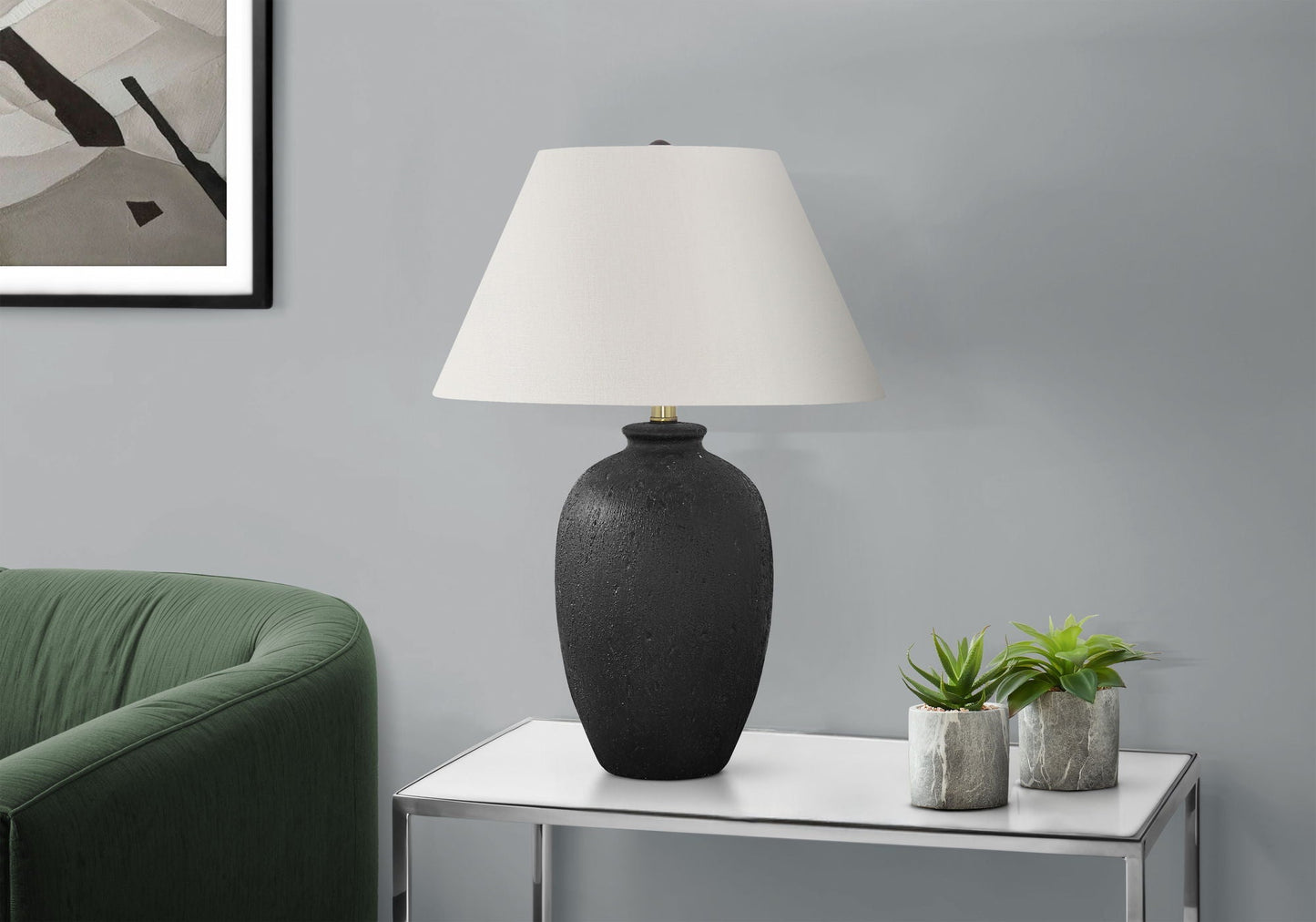 Black Ceramic Table Lamp