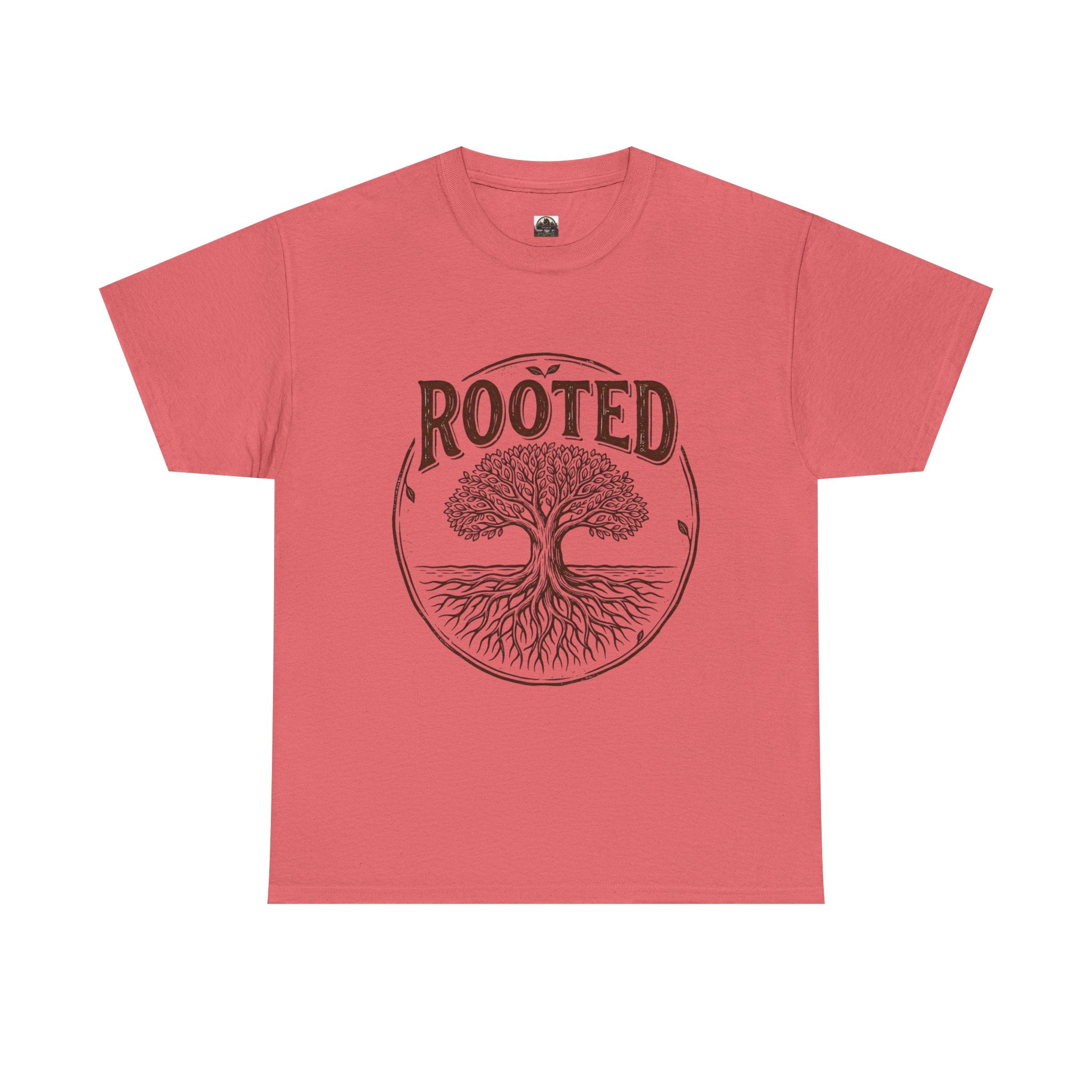 Rooted T t-shirt with nature-inspired artwork - product view 2