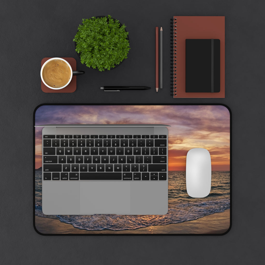 Ocean Sunset desk mat with nature-inspired artwork - product view 8
