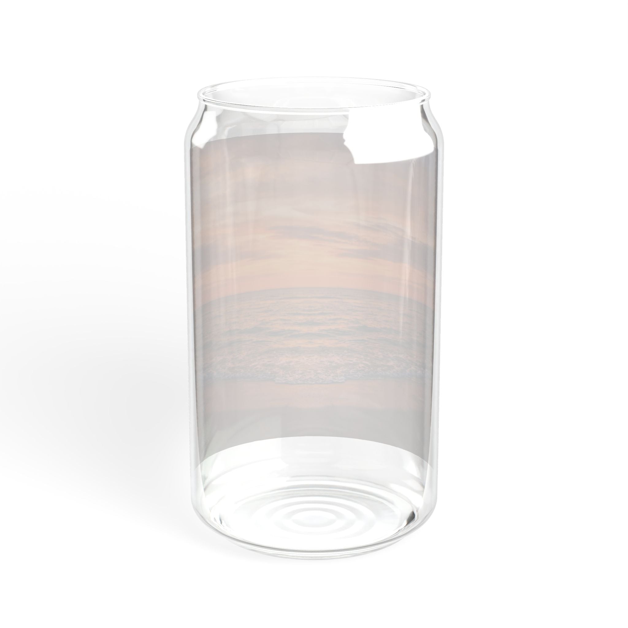 Sunset Beach Scene travel mug/tumbler with nature-inspired artwork - product view 7
