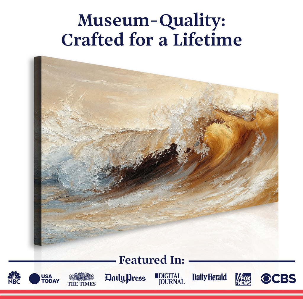 Ocean Wave Seascape Iii wall art with nature-inspired artwork - product view 6
