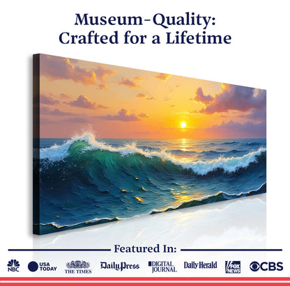 Waterscape Abstract Xii wall art with nature-inspired artwork - product view 6