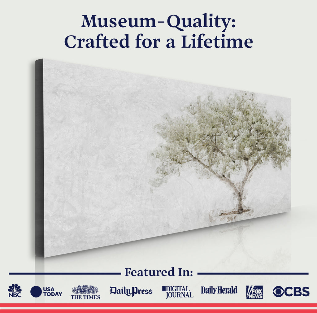 Olive Tree Faith wall art with nature-inspired artwork - product view 6