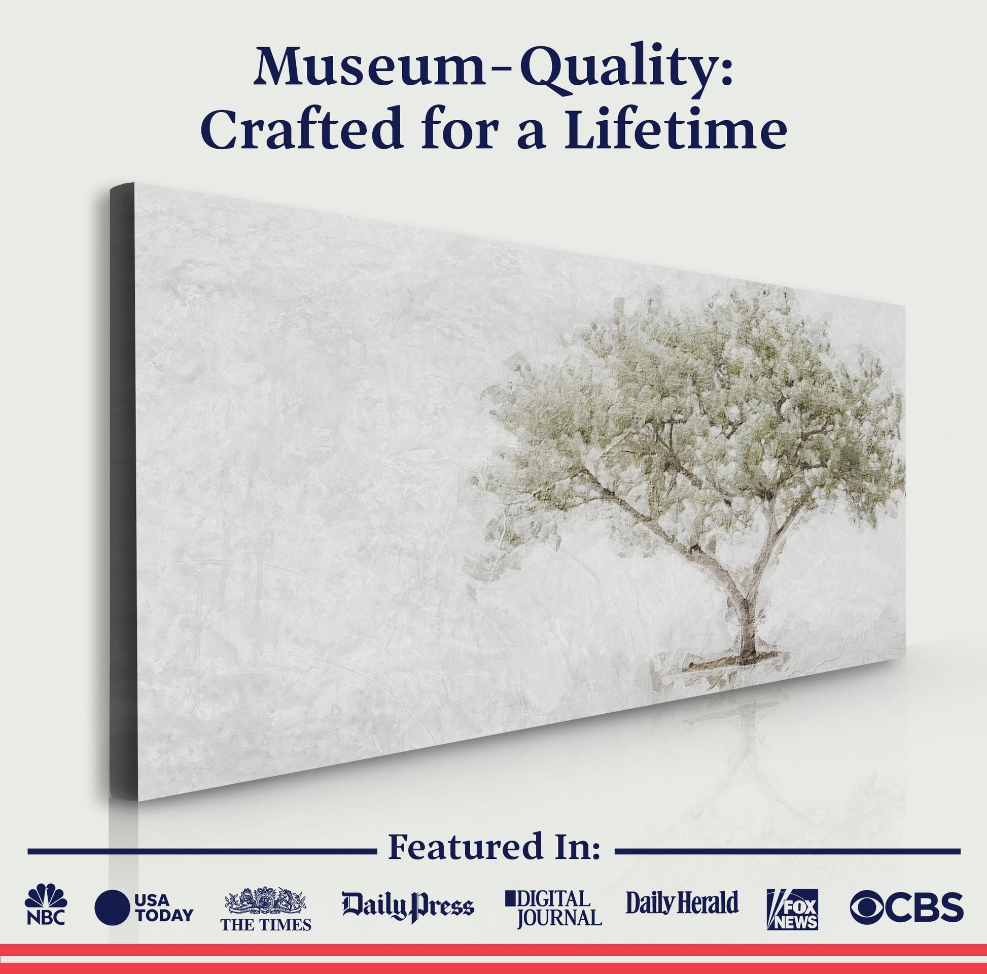 Olive Tree Faith wall art with nature-inspired artwork - product view 6