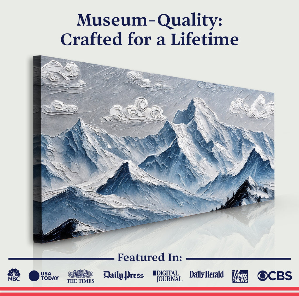 Mountain Minimalist wall art with nature-inspired artwork - product view 6