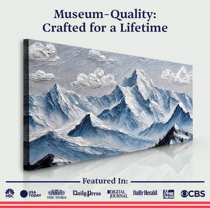 Mountain Minimalist wall art with nature-inspired artwork - product view 6