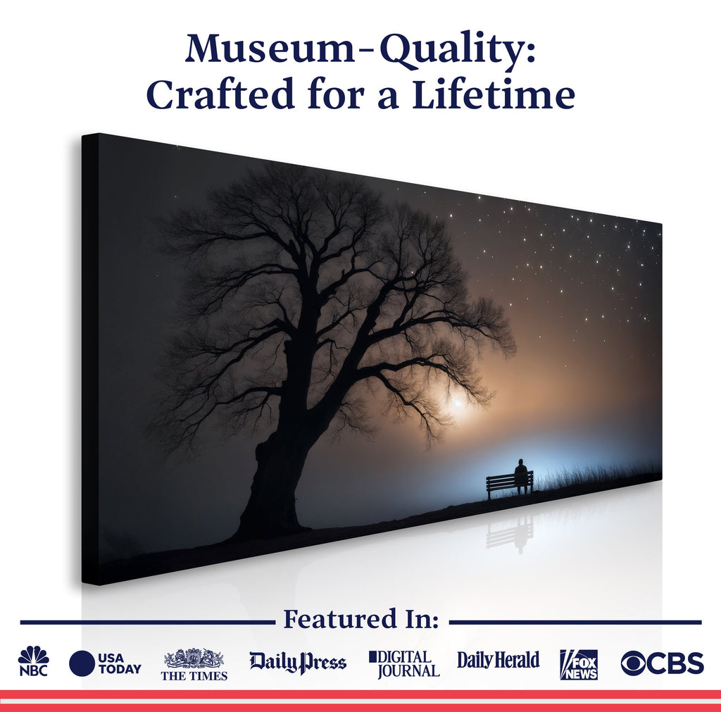 Modern Nature Scenery wall art with nature-inspired artwork - product view 6
