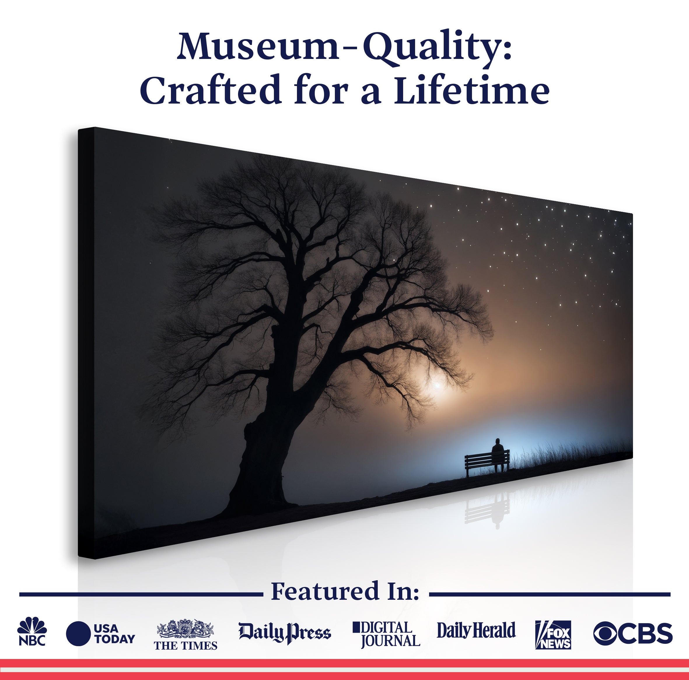 Modern Nature Scenery wall art with nature-inspired artwork - product view 6