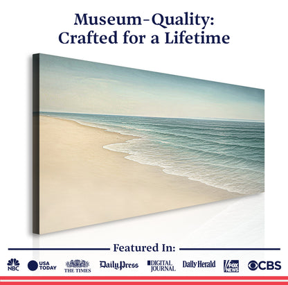 Beach Shoreline Coastal Ii wall art with nature-inspired artwork - product view 6