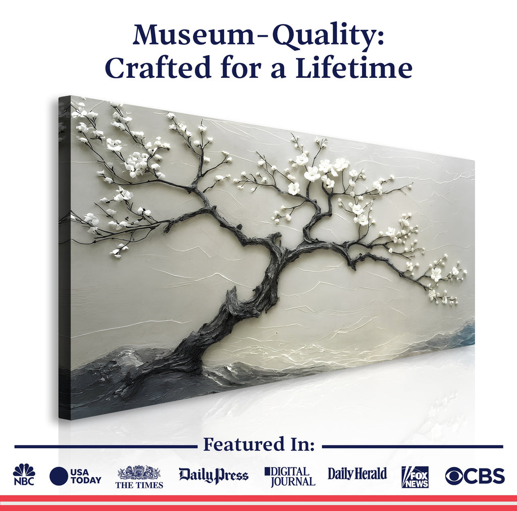 Silent Blossom wall art with nature-inspired artwork - product view 6
