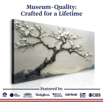 Silent Blossom wall art with nature-inspired artwork - product view 6
