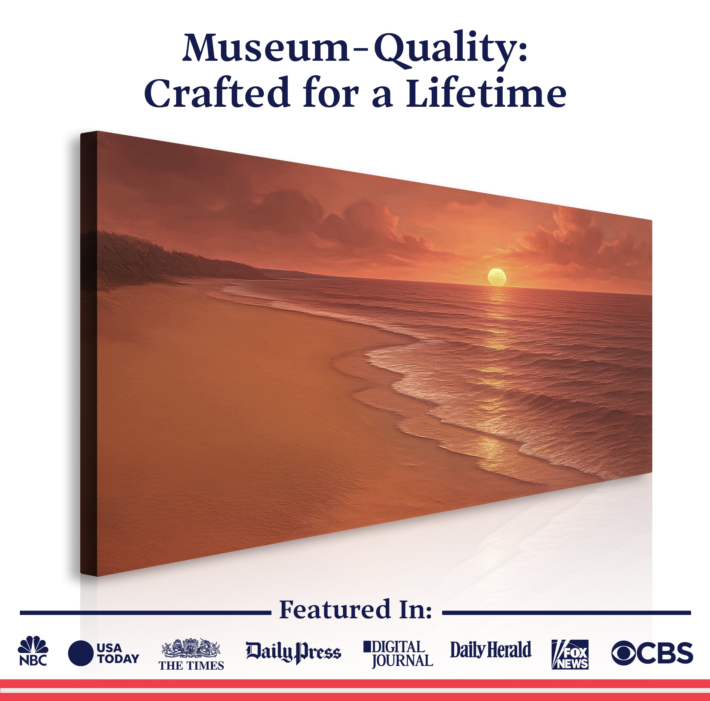 Beach Shoreline Coastal Vii wall art with nature-inspired artwork - product view 6