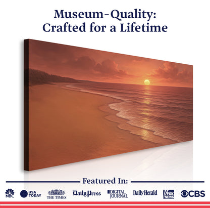 Beach Shoreline Coastal Vii wall art with nature-inspired artwork - product view 6