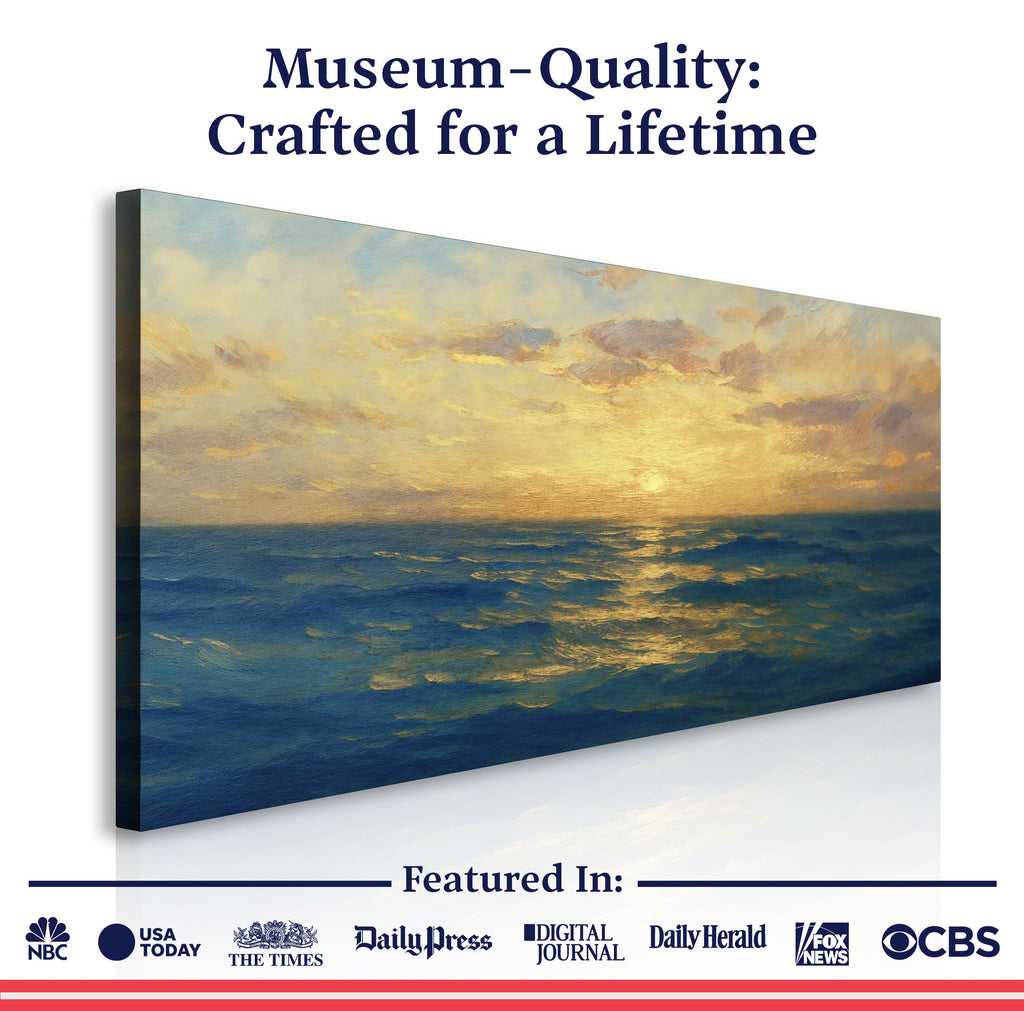 Waterscape Abstract Vii wall art with nature-inspired artwork - product view 6