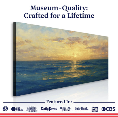 Waterscape Abstract Vii wall art with nature-inspired artwork - product view 6