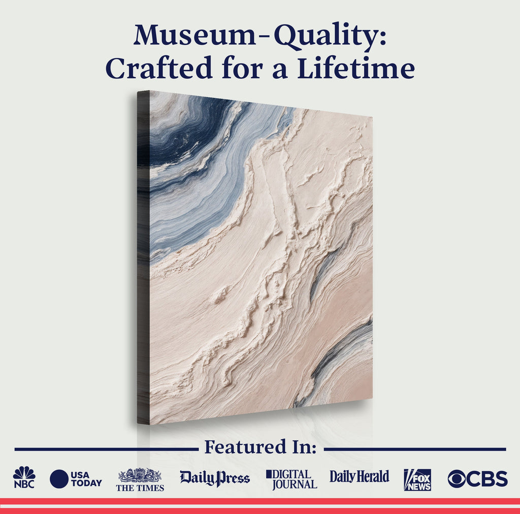 Minimalist Waves Iii wall art with nature-inspired artwork - product view 6