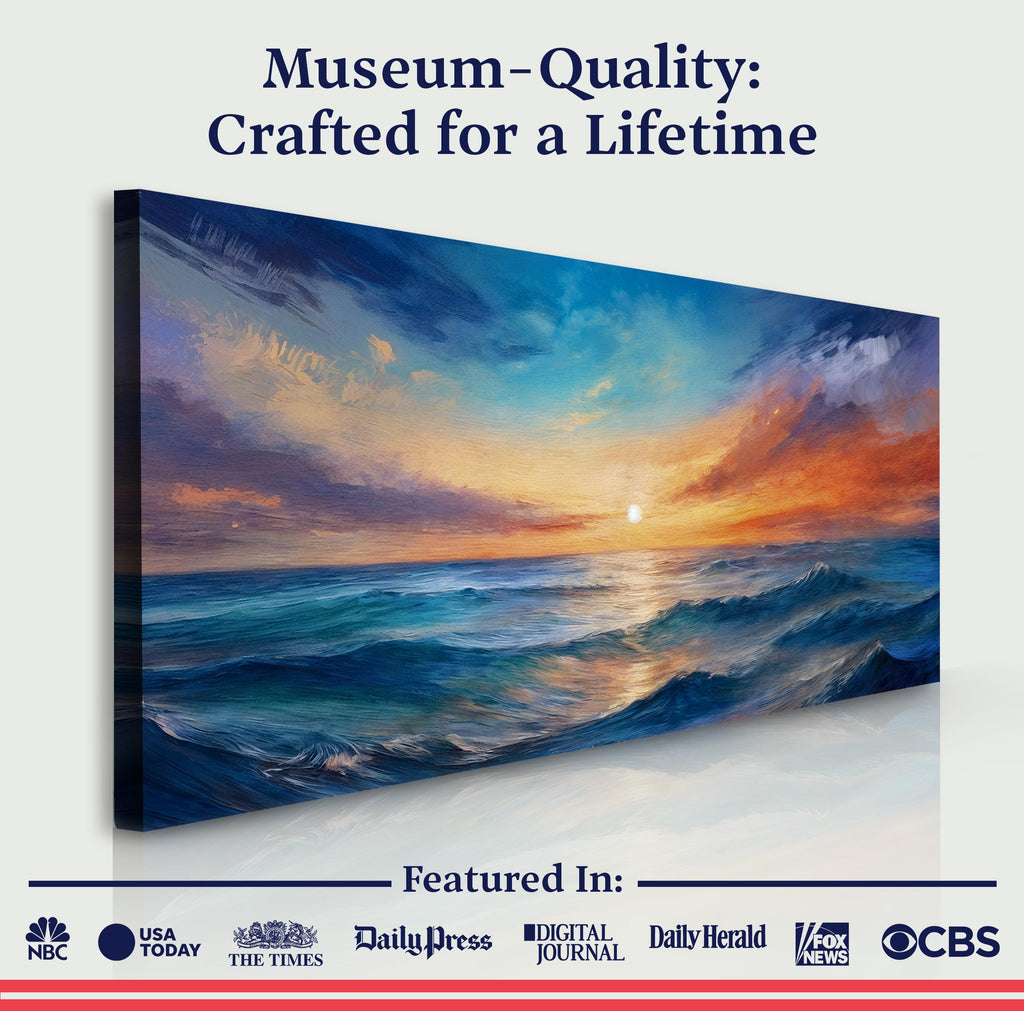Waterscape Abstract Xiii wall art with nature-inspired artwork - product view 6