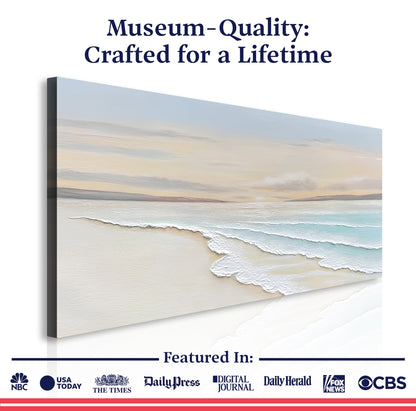 Serene Ocean Wave Coastal Iv wall art with nature-inspired artwork - product view 6