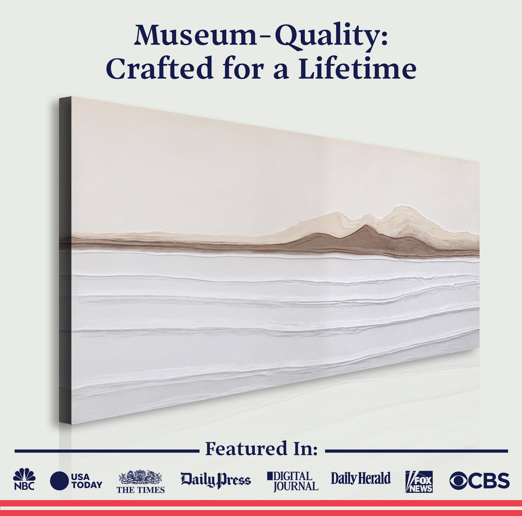 Earth Tone Abstract wall art with nature-inspired artwork - product view 6