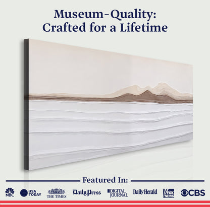 Earth Tone Abstract wall art with nature-inspired artwork - product view 6