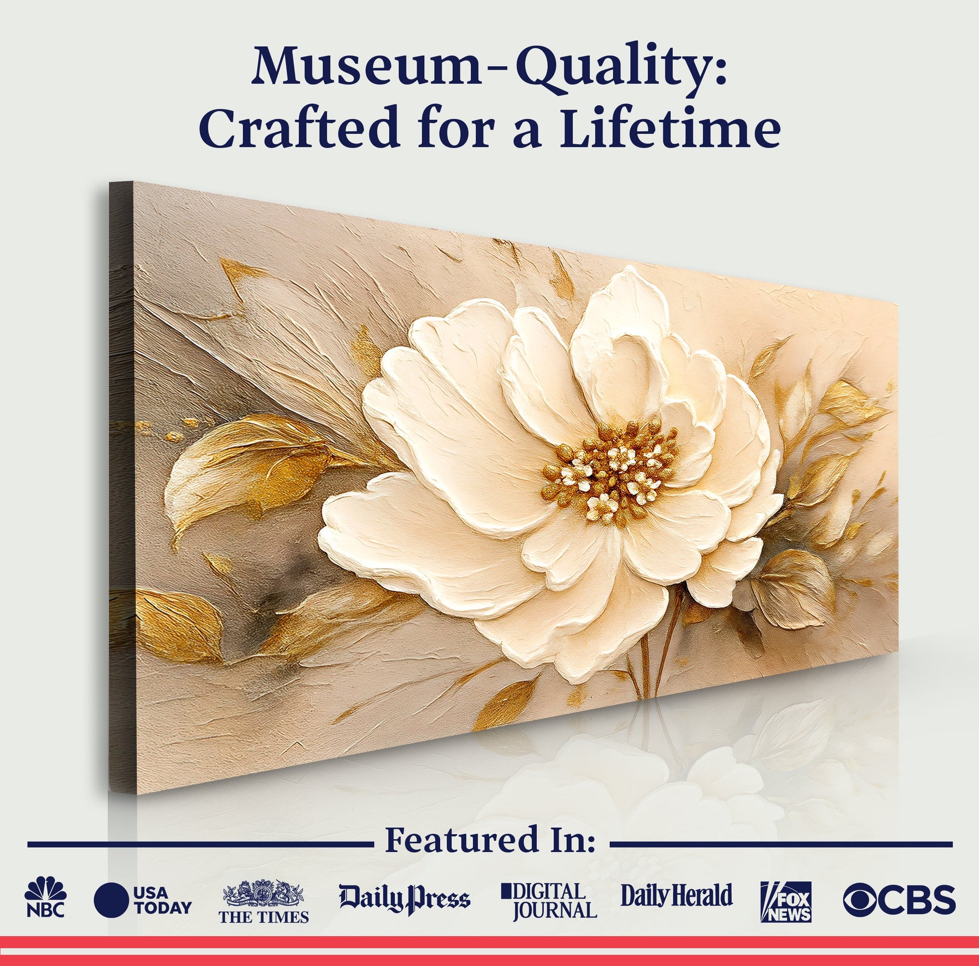 Minimalist X wall art with nature-inspired artwork - product view 6