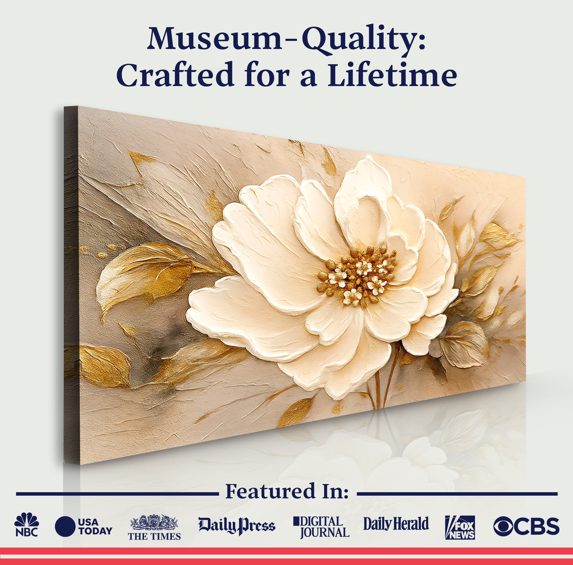 Minimalist X wall art with nature-inspired artwork - product view 6