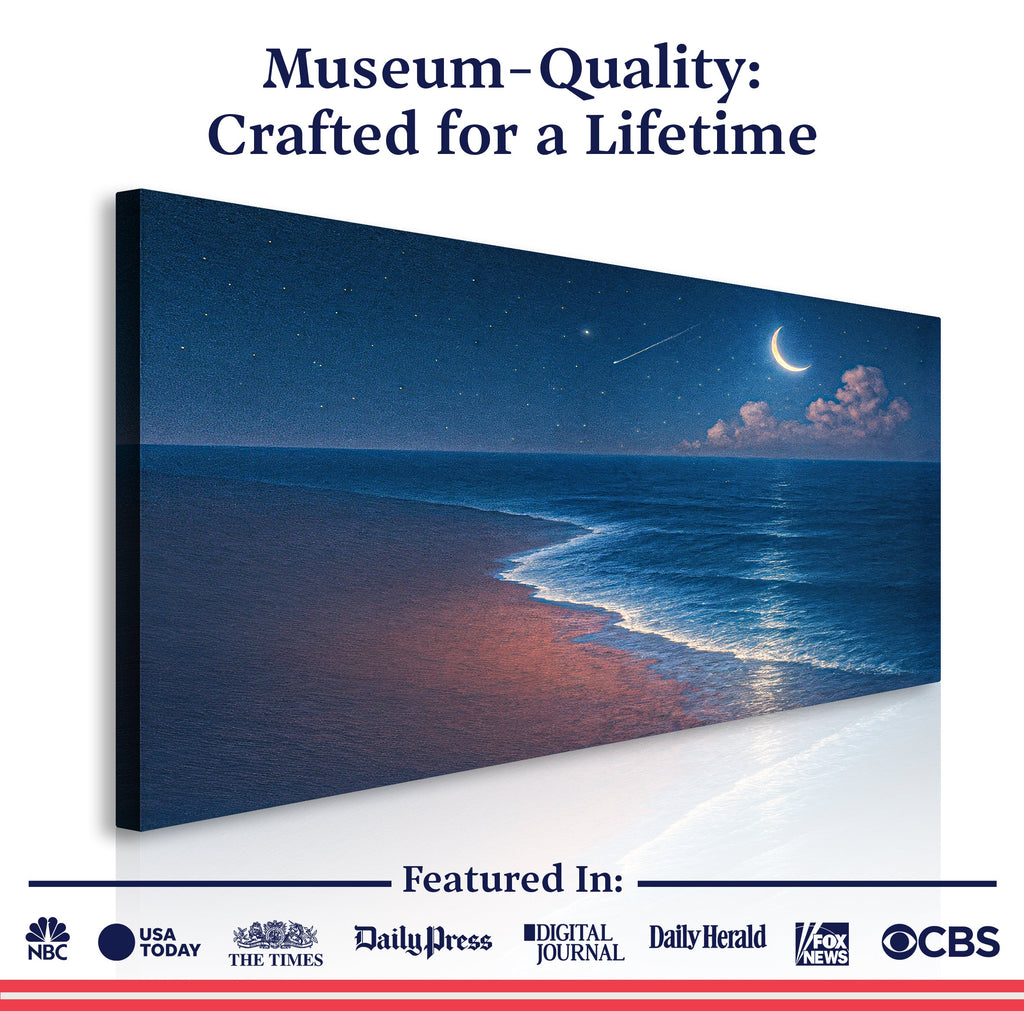 Beach Shoreline Coastal V wall art with nature-inspired artwork - product view 6