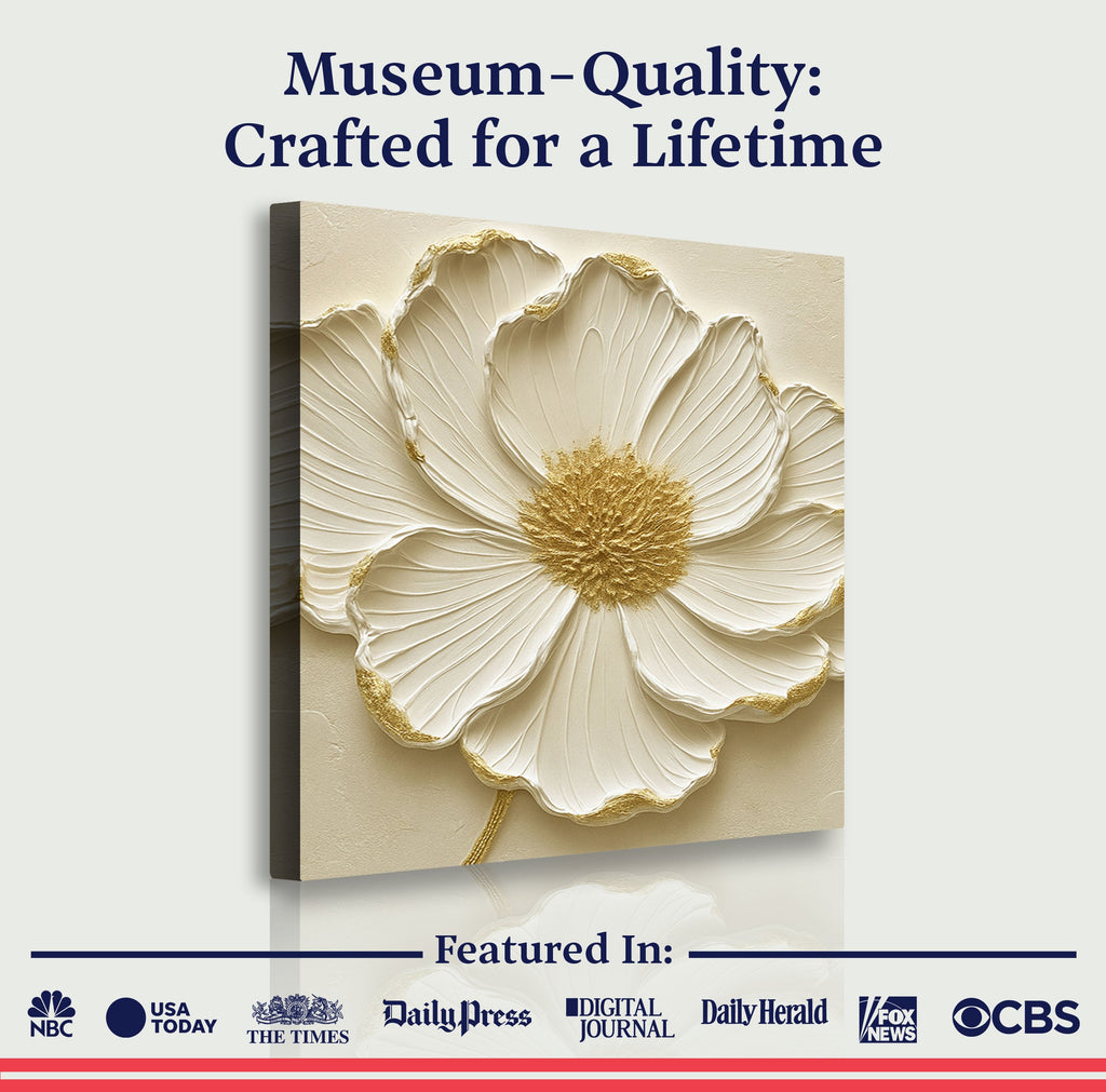 Modern Abstract Flower wall art with nature-inspired artwork - product view 6