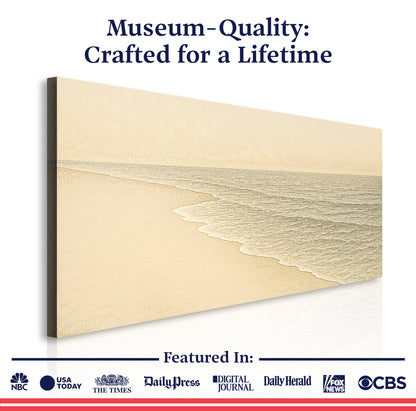 Beach Shoreline Coastal Iii wall art with nature-inspired artwork - product view 6
