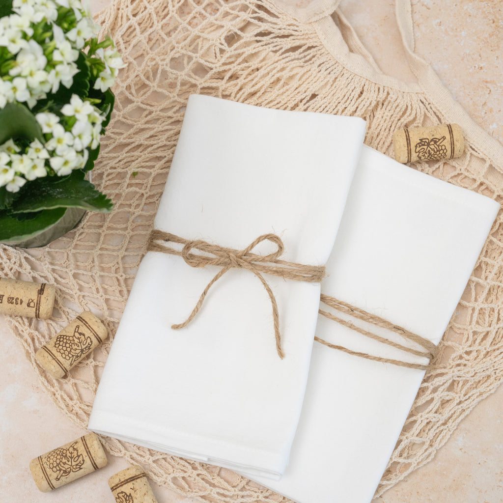 Flour Sack Napkins uncategorized / needs cleanup with nature-inspired artwork - product view 3