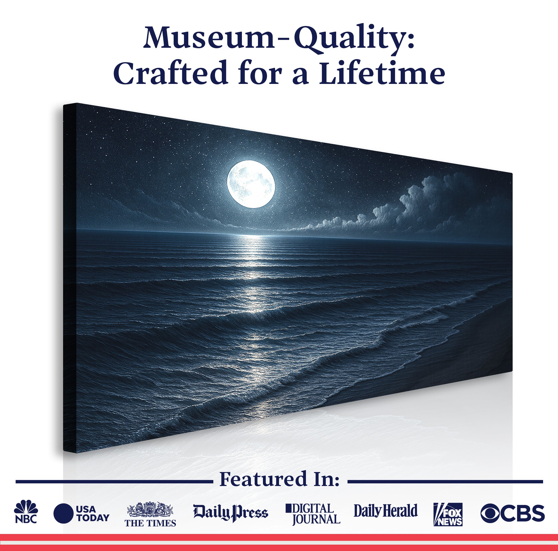 Beach Shoreline Coastal wall art with nature-inspired artwork - product view 6