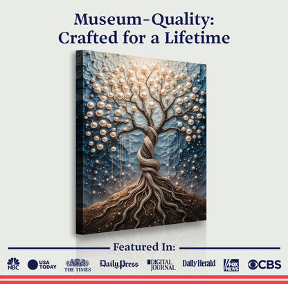 The Pearl Tree wall art with nature-inspired artwork - product view 6