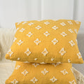 20''x20'' Tufted Floral 100% Cotton Throw Pillow pillow cover with nature-inspired artwork
